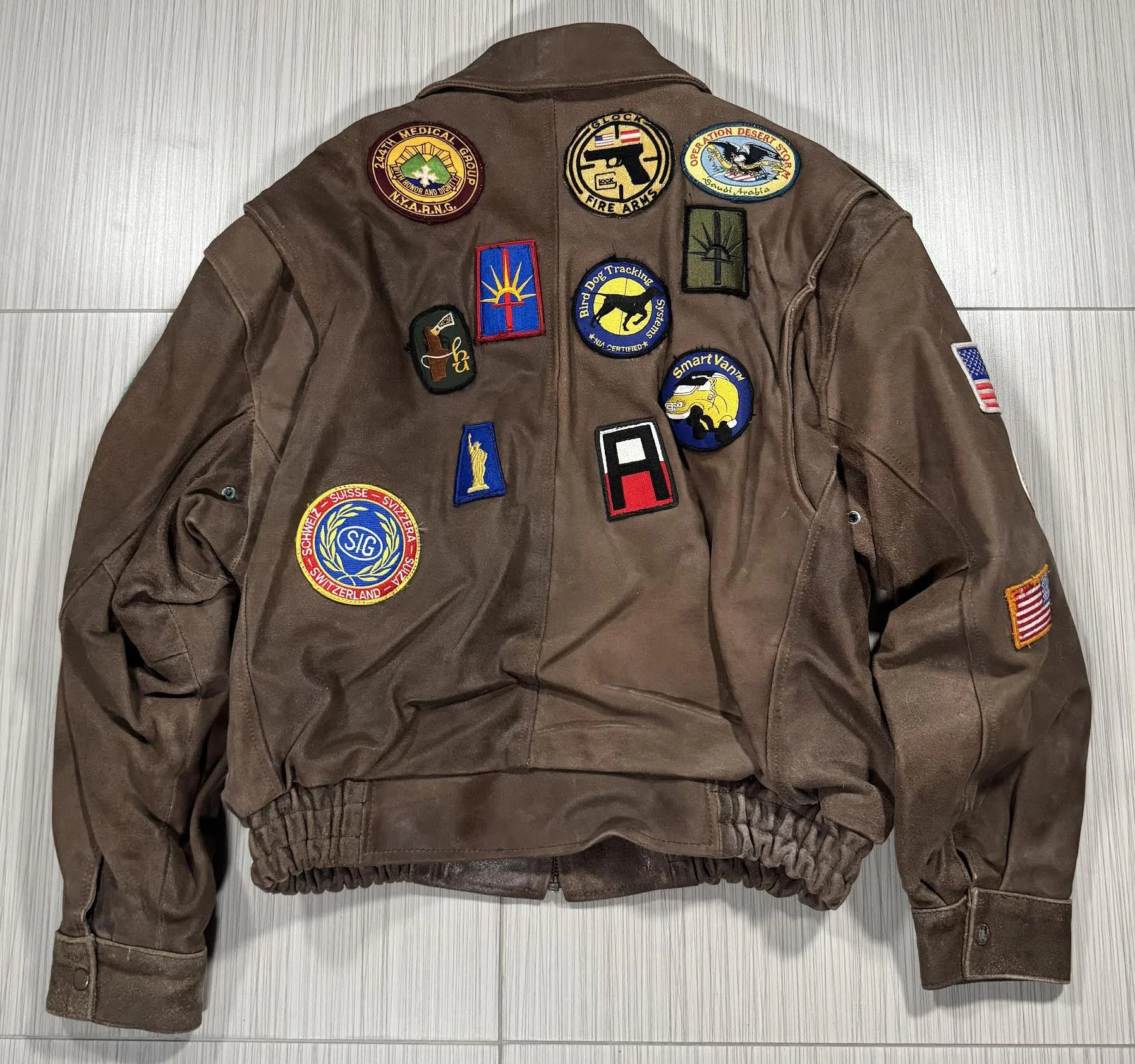 ジャケット・アウター grunge patchwork leather jacket brown 1980s Patchwork Leather Jacket Free Shipping - The Vintage Twin